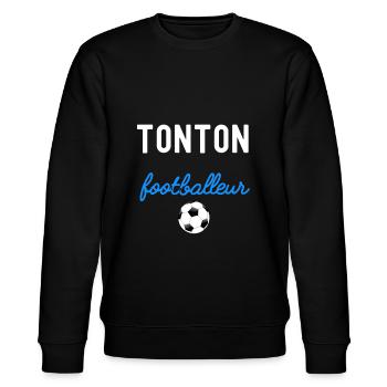 tonton footballeur - Sweat bio CHANGER Stanley/Stella Unisexe - noir - Devant - Nik (191cm) & Marisol (170cm)