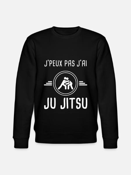 ju jitsu je peux pas j'ai ju jitsu judoka - Sweat bio CHANGER Stanley/Stella Unisexe - noir