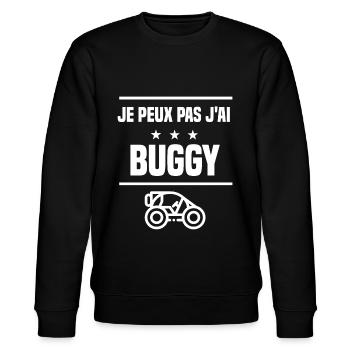 je peux pas j'ai buggy humour buggy - Sweat bio CHANGER Stanley/Stella Unisexe - noir - Devant - Nik (191cm) & Marisol (170cm)