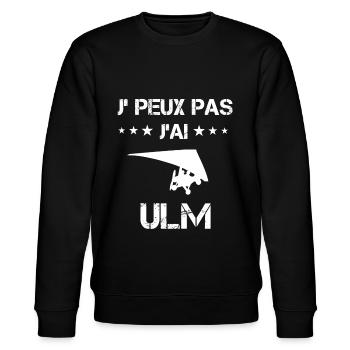 je peux pas j'ai ulm cadeau motorisé - Sweat bio CHANGER Stanley/Stella Unisexe - noir - Devant - Nik (191cm) & Marisol (170cm)