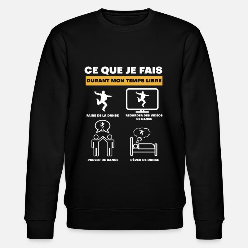 danse durant temps libre - Sweat bio CHANGER Stanley/Stella Unisexe - noir