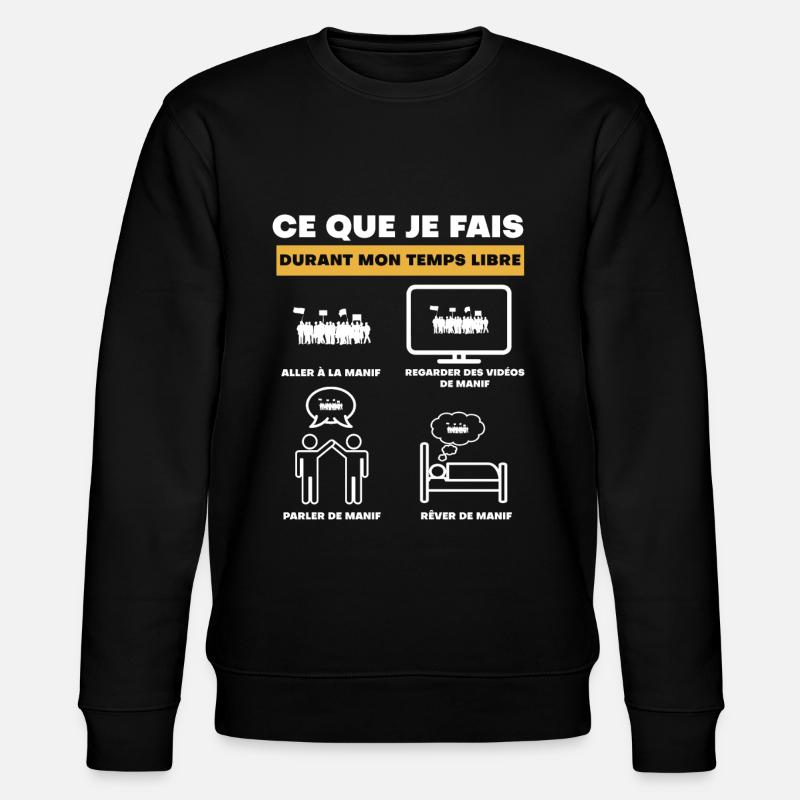 manif durant temps libre - Sweat bio CHANGER Stanley/Stella Unisexe - noir