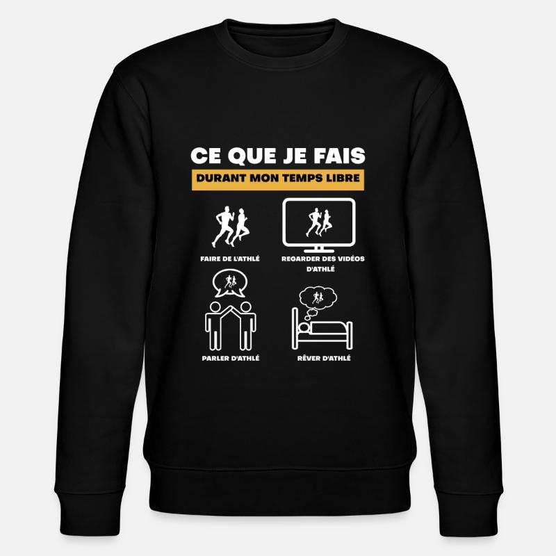 durant temps libre athlé - Sweat bio CHANGER Stanley/Stella Unisexe - noir
