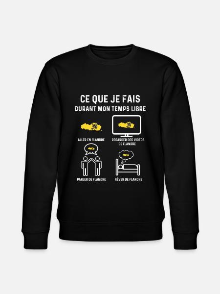 flandre temps libre cadeau - Sweat bio CHANGER Stanley/Stella Unisexe - noir