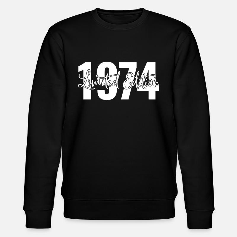 Limited Edition 1974 - Stanley/Stella Unisex Bio-Sweatshirt CHANGER  - Schwarz