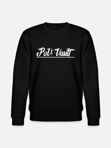 Pole vault sports athlete - Stanley/Stella CHANGER Unisex Organic Sweatshirt - black