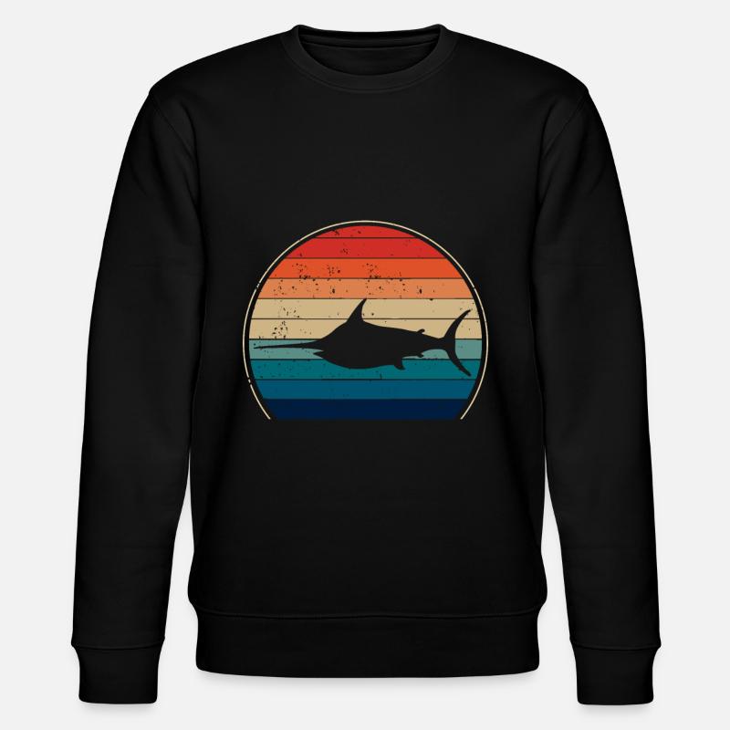 Schwertfisch - Stanley/Stella Unisex Bio-Sweatshirt CHANGER  - Schwarz