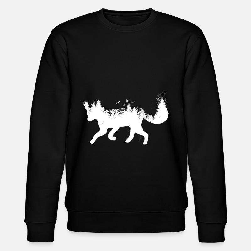 Fuchs - Stanley/Stella Unisex Bio-Sweatshirt CHANGER  - Schwarz