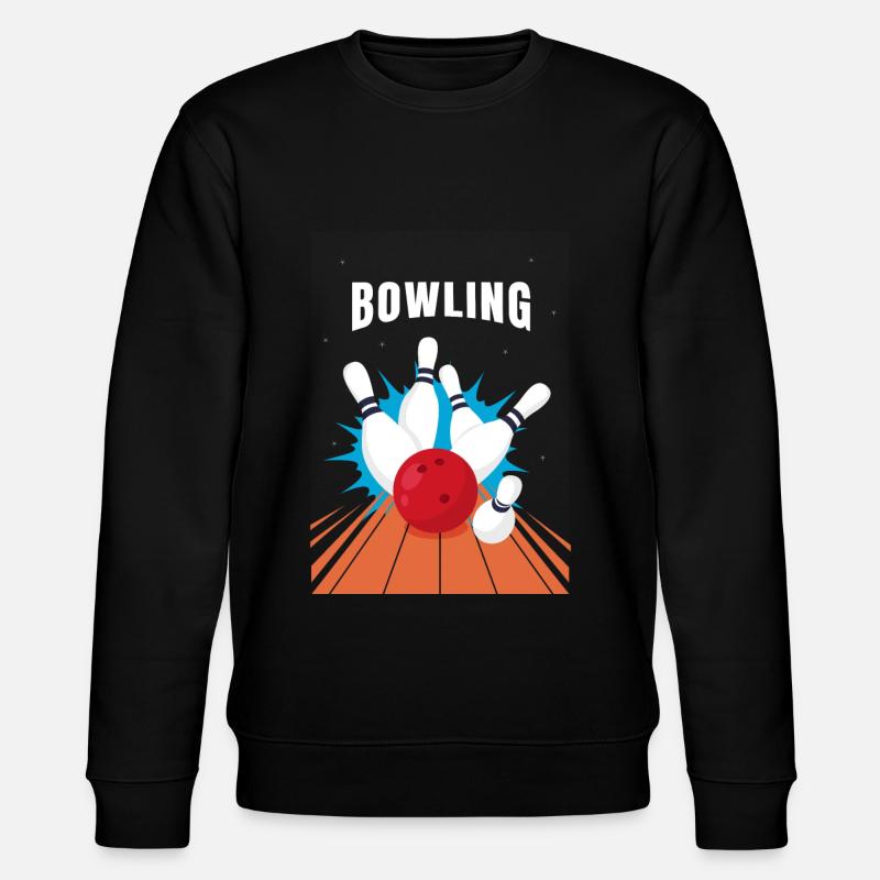 Bowling - Stanley/Stella Unisex Bio-Sweatshirt CHANGER  - Schwarz