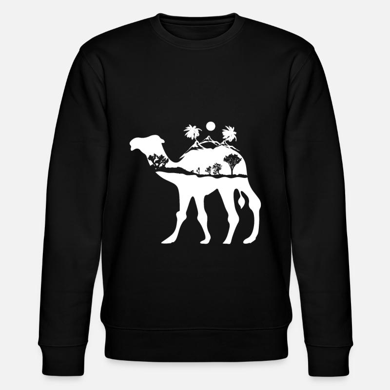 camel - Stanley/Stella CHANGER Unisex Organic Sweatshirt - black