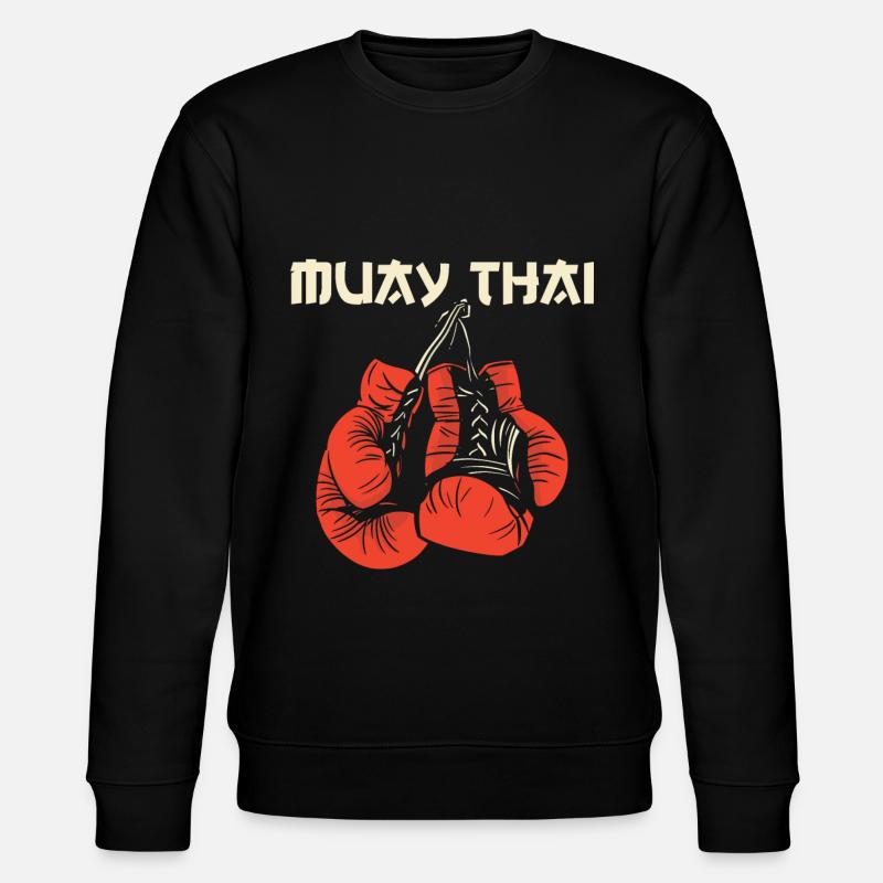 Muay Thai - Stanley/Stella Unisex Bio-Sweatshirt CHANGER  - Schwarz