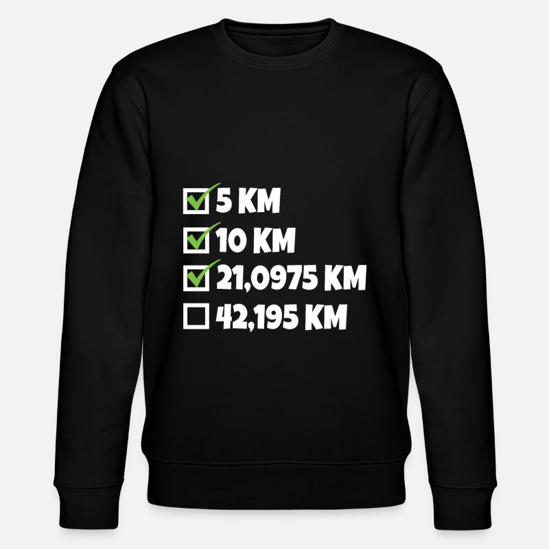 Marathon Marathon Jogging Runner Gift - Stanley/Stella CHANGER Unisex Organic Sweatshirt - black