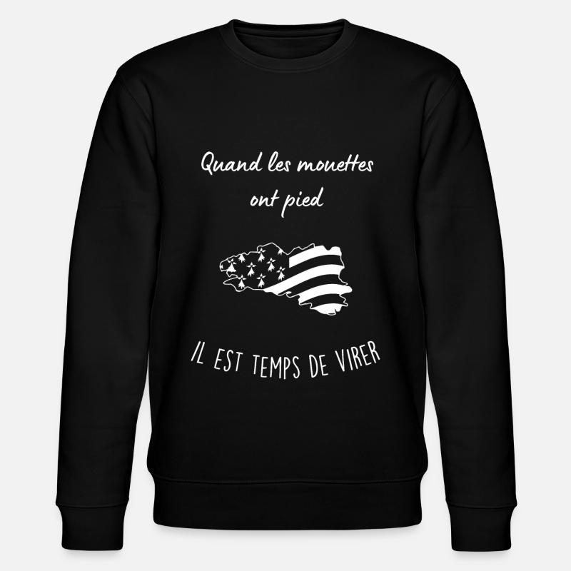 Bretagne - Sweat bio CHANGER Stanley/Stella Unisexe - noir