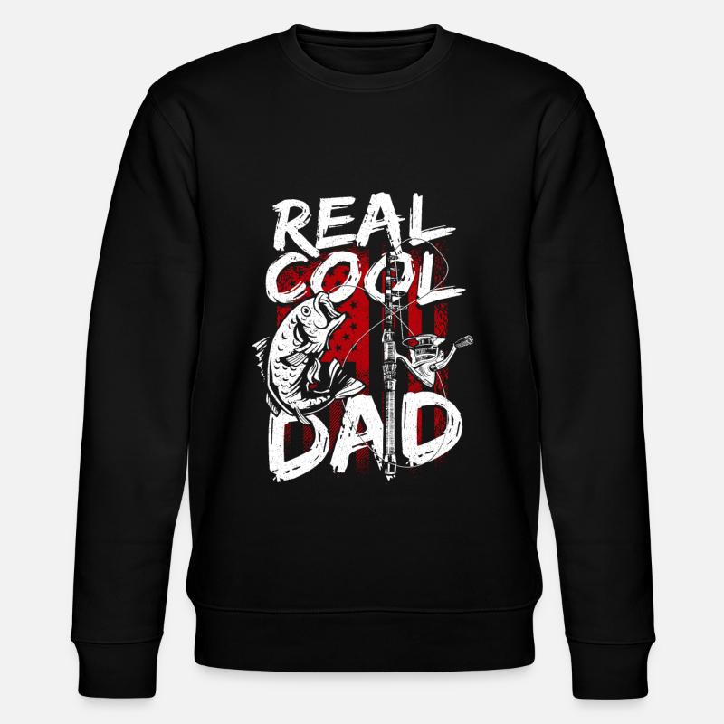 Meilleur pêcheur Papa - Sweat bio CHANGER Stanley/Stella Unisexe - noir