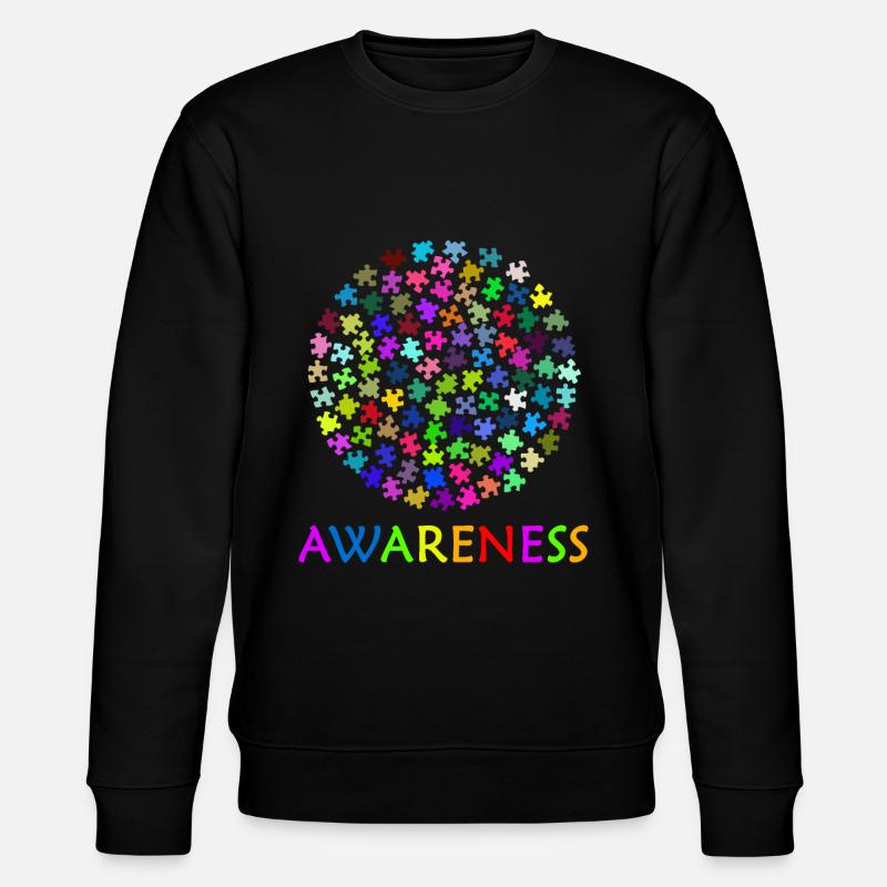 Sensibilisation à l'autisme - Sweat bio CHANGER Stanley/Stella Unisexe - noir