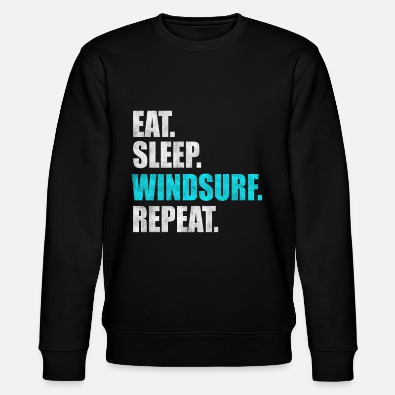 Windsurffer Windsurffer Windsurfing cadeau - Sweat bio CHANGER Stanley/Stella Unisexe - noir
