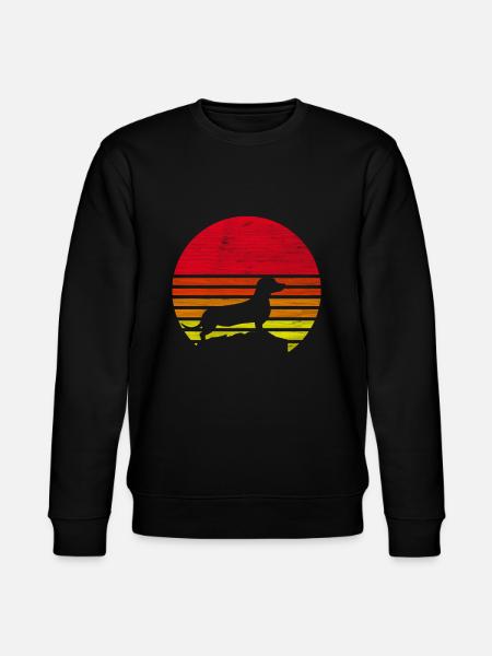 Cadeau rétro teckel - Sweat bio CHANGER Stanley/Stella Unisexe - noir