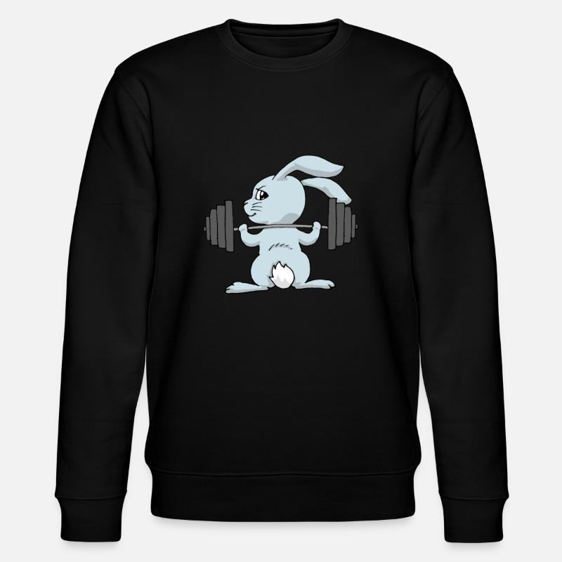 Bunny training - Stanley/Stella CHANGER Unisex Organic Sweatshirt - black