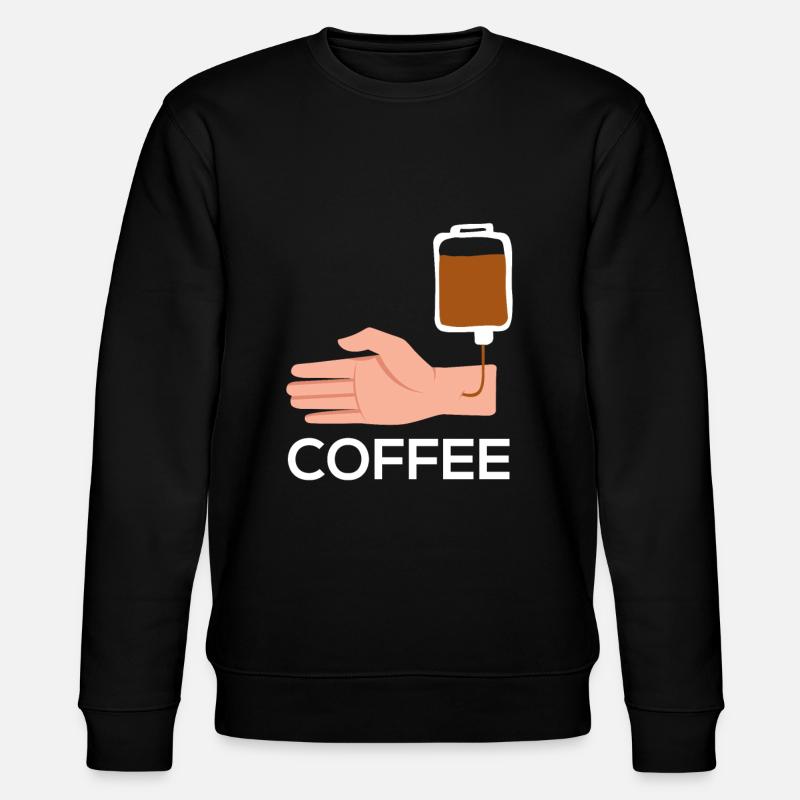 Infusion de café - Sweat bio CHANGER Stanley/Stella Unisexe - noir