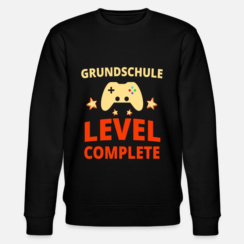 Grundschule Abschluss Geschenk - Stanley/Stella Unisex Bio-Sweatshirt CHANGER  - Schwarz