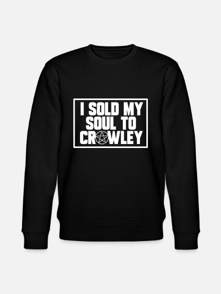 SOLGT MIN SOUL, GAVE - Stanley/Stella økologisk unisex-sweatshirt CHANGER  - sort