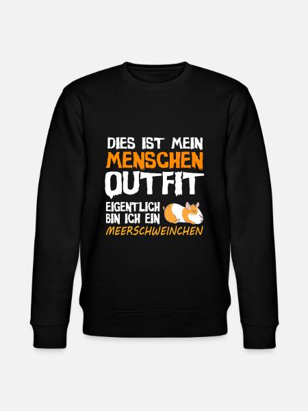 Cavia kostuum Halloween Carnaval Zeggen - Stanley/Stella Uniseks bio-sweatshirt CHANGER  - zwart
