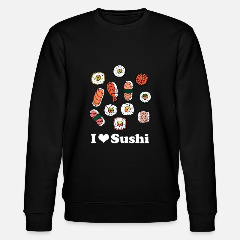 J'adore les sushis - Sweat bio CHANGER Stanley/Stella Unisexe - noir