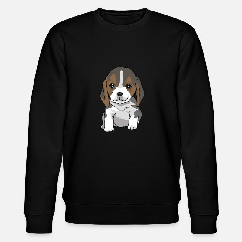 Beagle - Stanley/Stella Unisex Bio-Sweatshirt CHANGER  - Schwarz