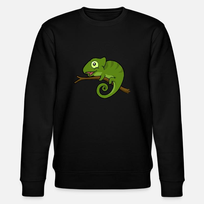 Chamäleon - Stanley/Stella Unisex Bio-Sweatshirt CHANGER  - Schwarz