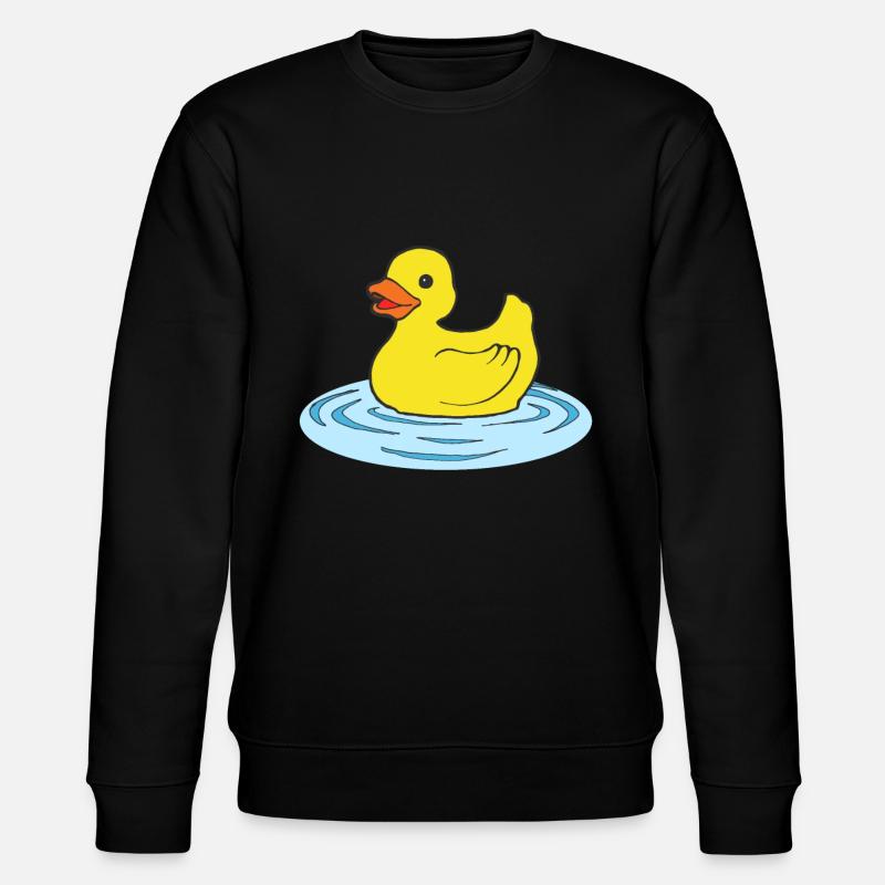 Badeente - Stanley/Stella Unisex Bio-Sweatshirt CHANGER  - Schwarz