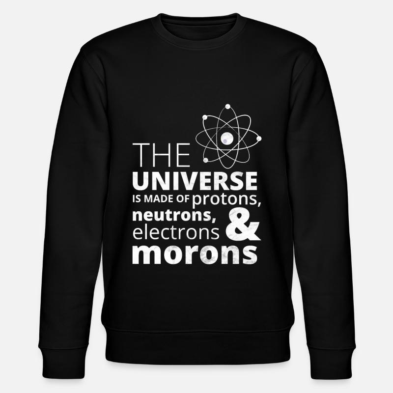 Nerd Science Geek - Stanley/Stella CHANGER Unisex Organic Sweatshirt - black