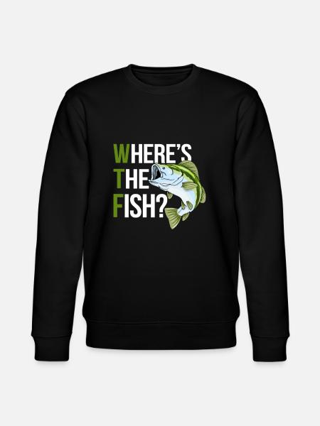 Wheres The Fish - Stanley/Stella CHANGER Unisex Organic Sweatshirt - black