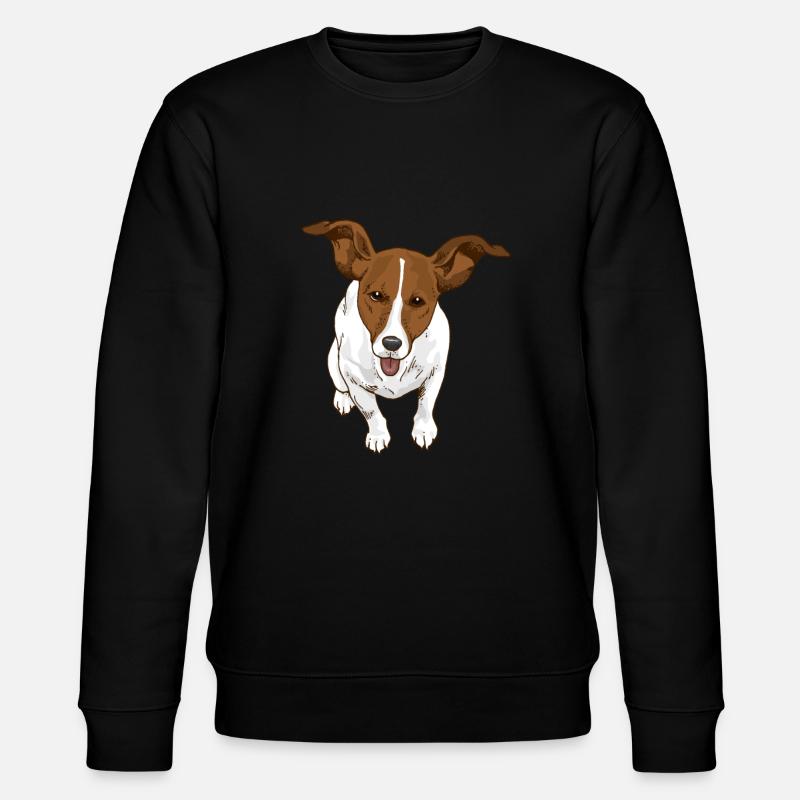 Jack Russel - Stanley/Stella Unisex Bio-Sweatshirt CHANGER  - Schwarz