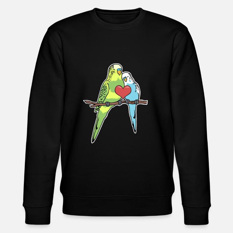 perruche - Sweat bio CHANGER Stanley/Stella Unisexe - noir