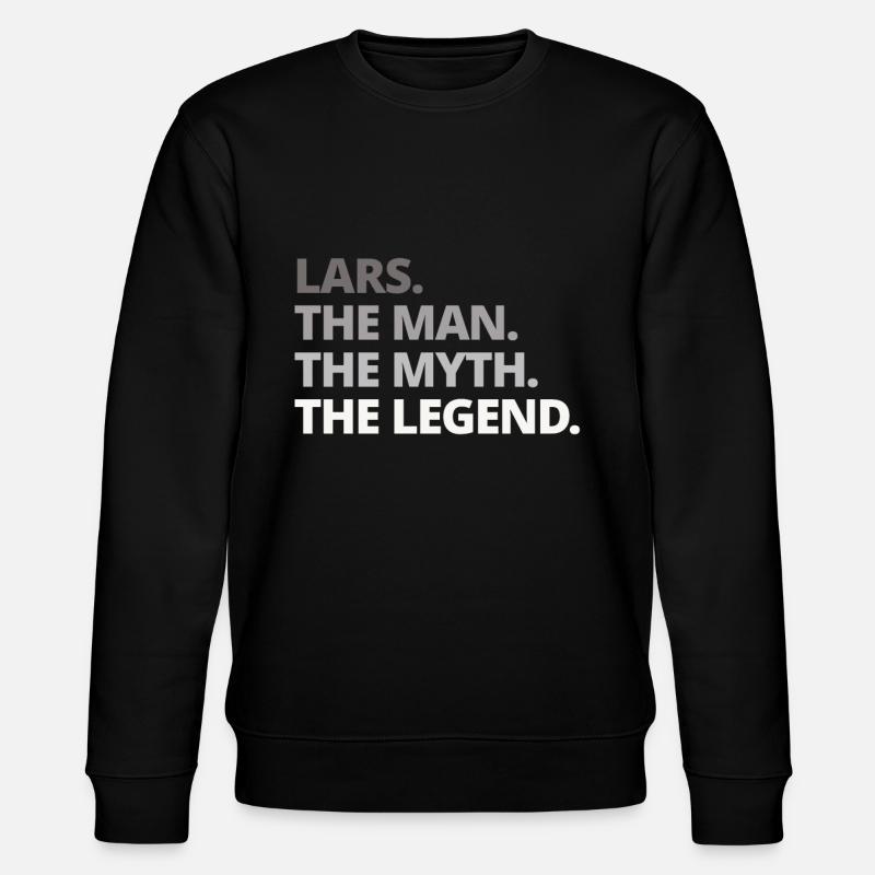 Lars Name Spruch Geschenk - Stanley/Stella Unisex Bio-Sweatshirt CHANGER  - Schwarz