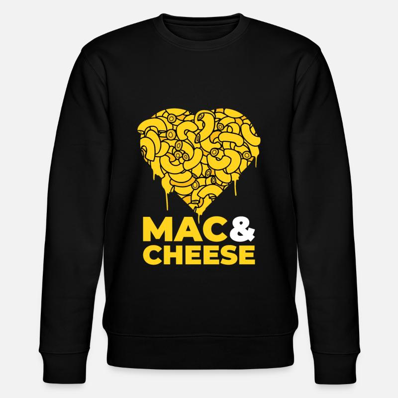 Mac And Cheese - Stanley/Stella Unisex Bio-Sweatshirt CHANGER  - Schwarz