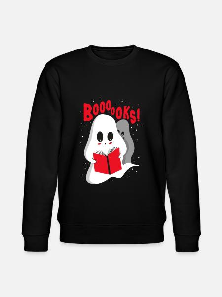 Lesen Buch Bücher Leser Geschenk - Stanley/Stella Unisex Bio-Sweatshirt CHANGER  - Schwarz
