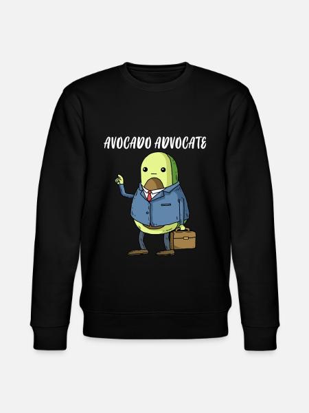 Advokat avocado jurist advokat advokat gave - Stanley/Stella økologisk unisex-sweatshirt CHANGER  - sort
