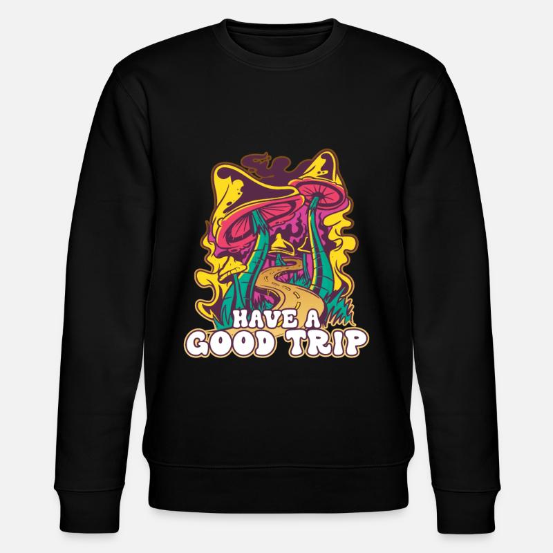 Trippy Champignons De Champignon - Sweat bio CHANGER Stanley/Stella Unisexe - noir