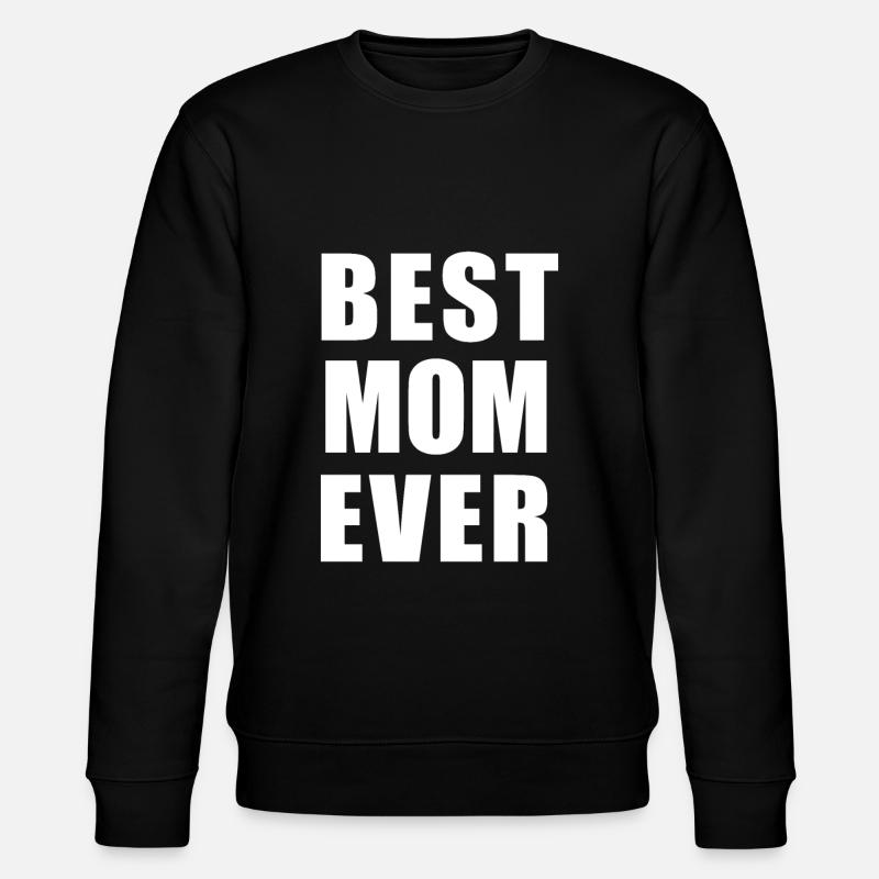 Beste Mutter Aller Zeiten - Stanley/Stella Unisex Bio-Sweatshirt CHANGER  - Schwarz