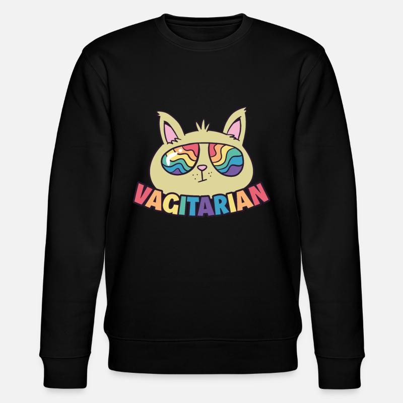 Vagitarian cadeau lesbienne - Sweat bio CHANGER Stanley/Stella Unisexe - noir