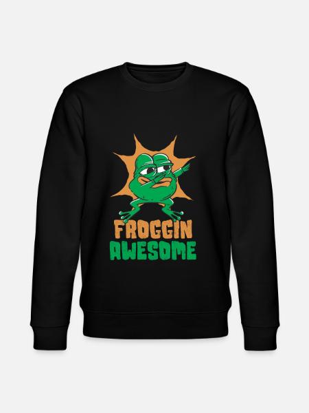 Dabbing Frog Frog Cadeau - Sweat bio CHANGER Stanley/Stella Unisexe - noir