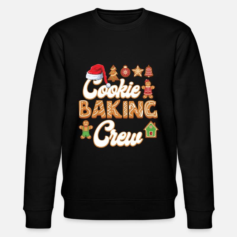 Cookie Baking Crew Christmas Baking - Stanley/Stella Unisex Bio-Sweatshirt CHANGER  - Schwarz