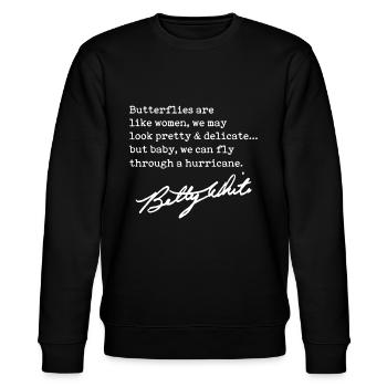 Betty White Golden Girls - Stanley/Stella Unisex Bio-Sweatshirt CHANGER  - Schwarz - Vorne - Nik (191cm) & Marisol (170cm)
