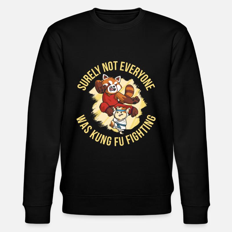 Kung Fu Fighting Karate Geschenk - Stanley/Stella Unisex Bio-Sweatshirt CHANGER  - Schwarz