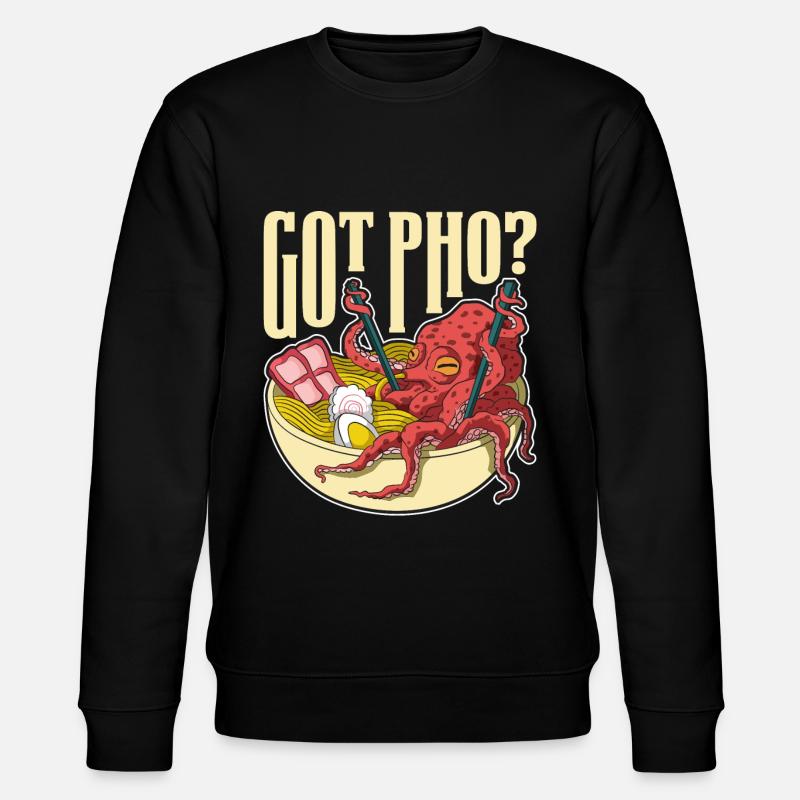 Got Pho Pho Gift - Stanley/Stella CHANGER Unisex Organic Sweatshirt - black