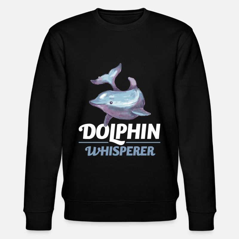 Dolphin Whisperer Dolphin Cadeau - Sweat bio CHANGER Stanley/Stella Unisexe - noir