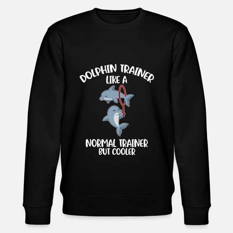 Dolphin Trainer Dolphin Cadeau - Sweat bio CHANGER Stanley/Stella Unisexe - noir