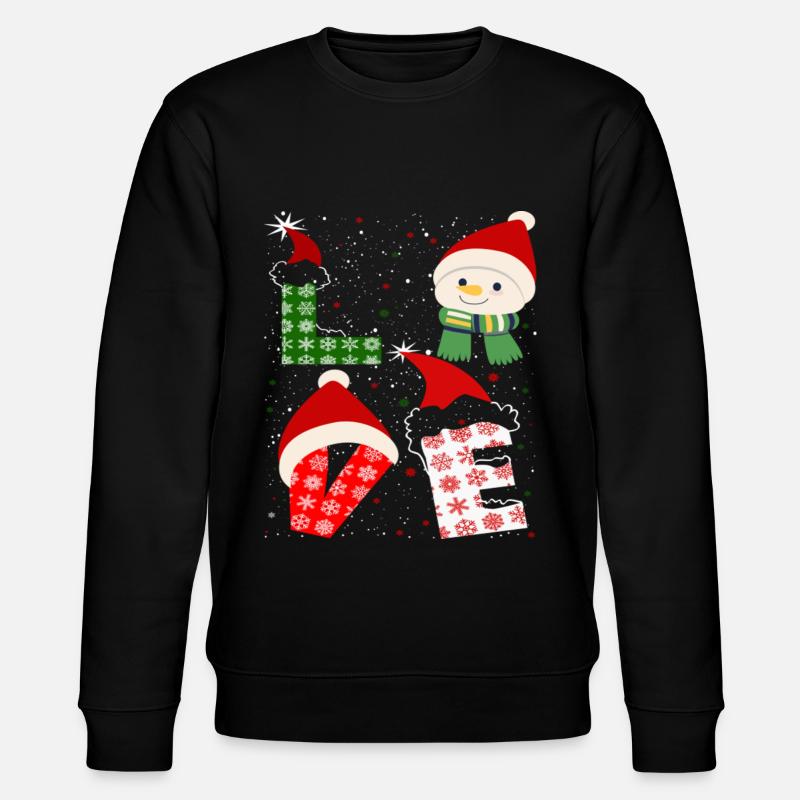 Drôle d’amour de Noël - Sweat bio CHANGER Stanley/Stella Unisexe - noir