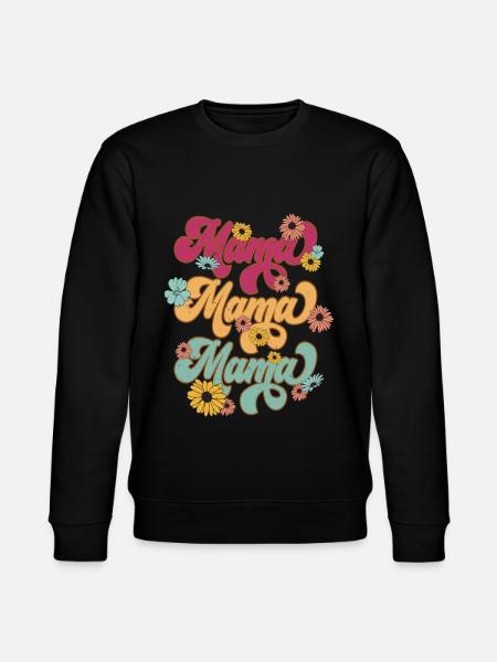 Mama Bear - Stanley/Stella CHANGER Unisex Organic Sweatshirt - black